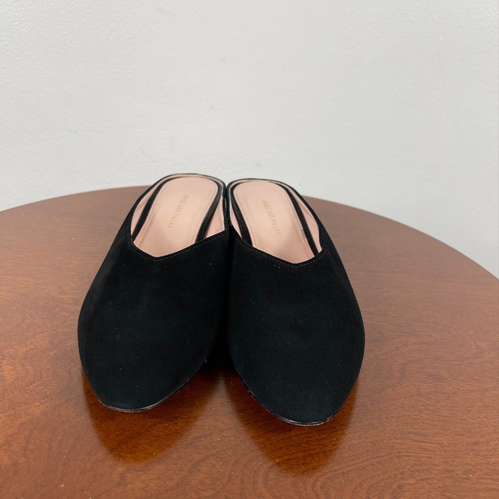 Avec Les Filles Bella Mule Suede Black Size 7